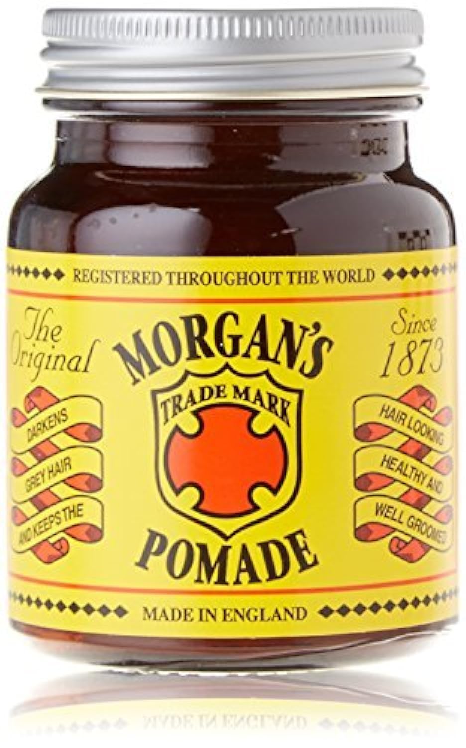 Morgans Pomade, pomada-cabello-oscuro-100ml, oscurece canas y aporta brillo.