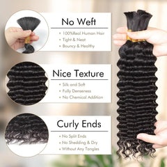 MORGENSTAR natural color braiding hair blends with real hair for a seamless boho finish.