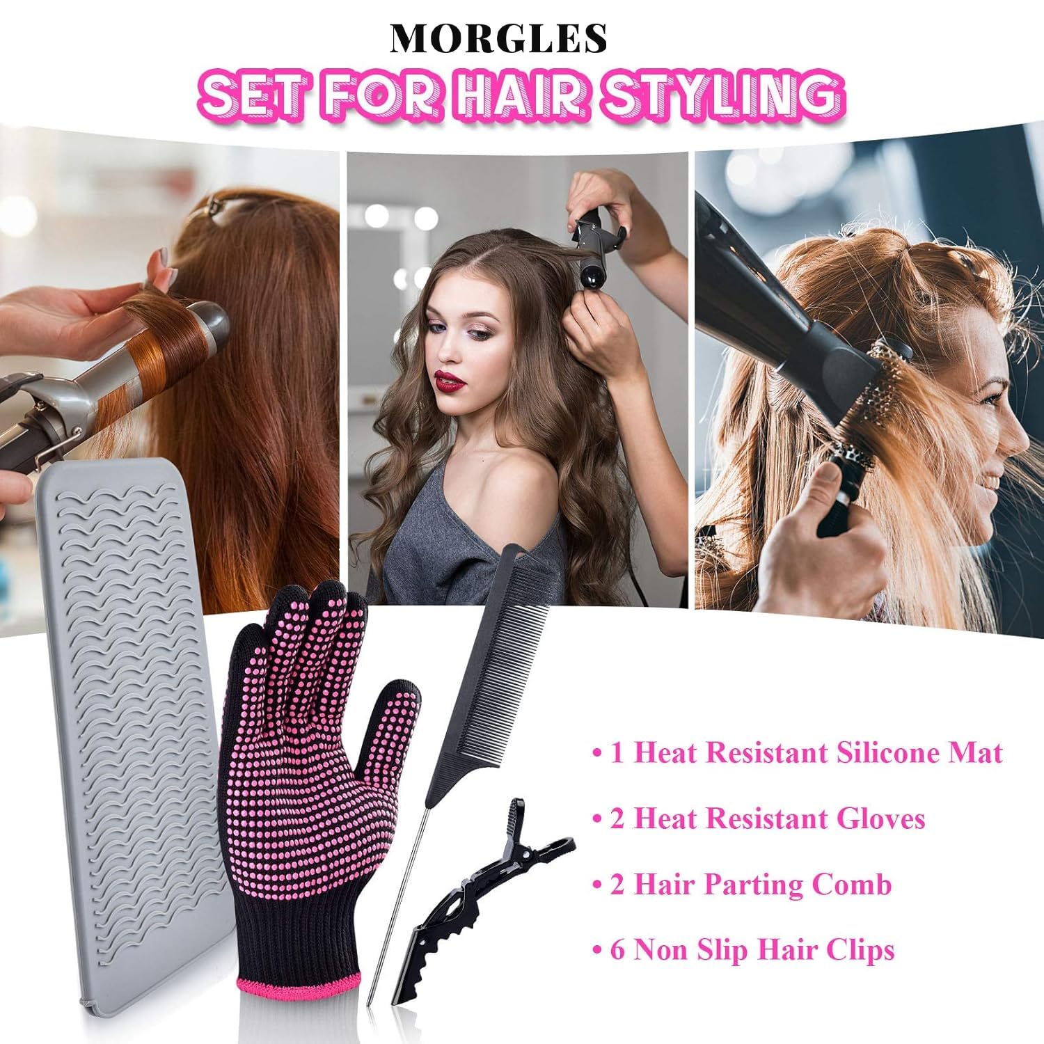 Almohadilla silicona de MORGLES para protección contra calor.