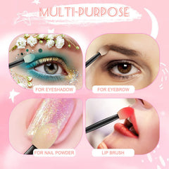 Aplicadores Morgles para ojos y cejas con brillos para estilos creativos.