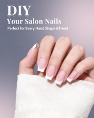 MORGLES bordes pulidos: ajuste suave para uñas naturales.