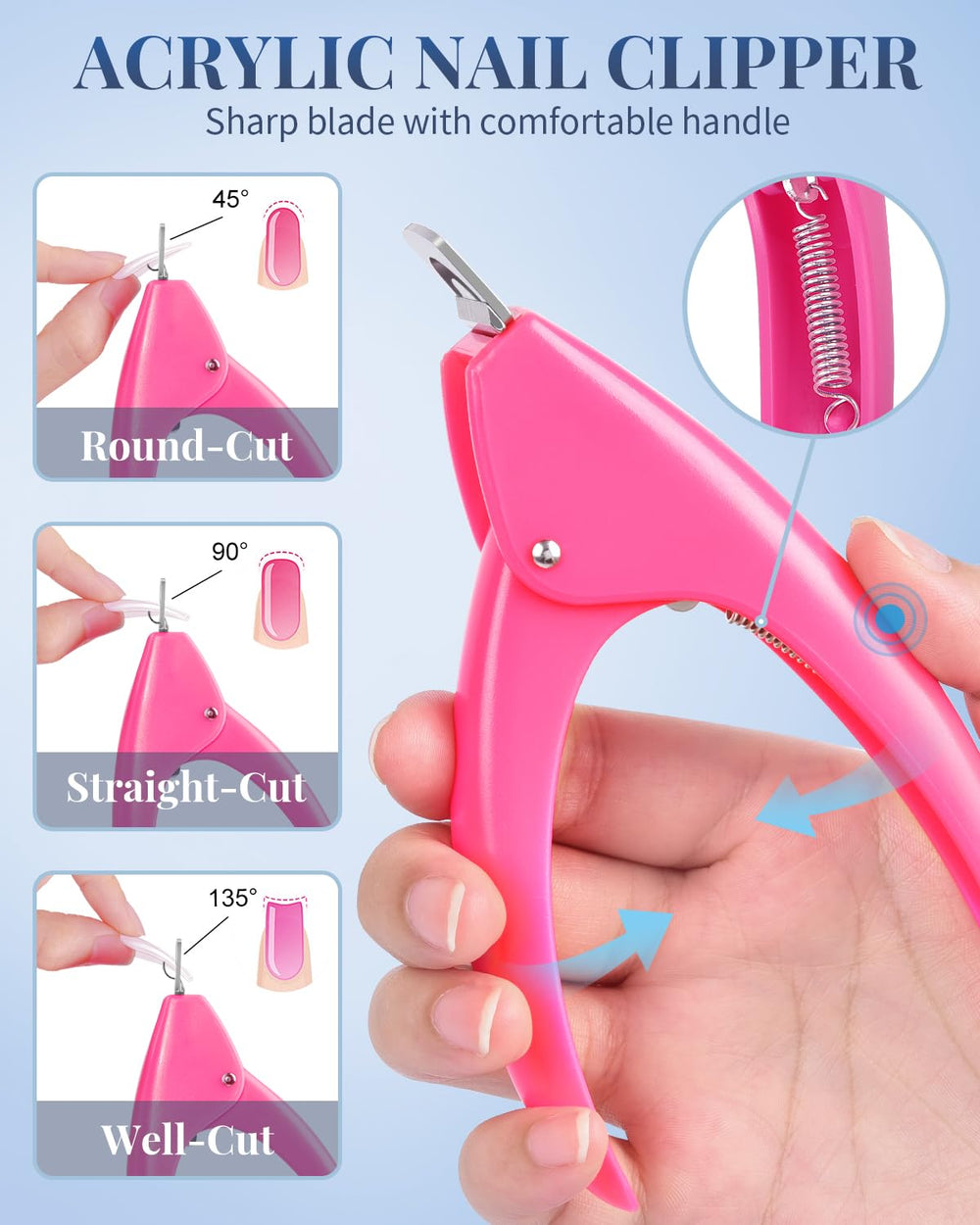 Cuchillo de cutícula Morgles para retirar piel con cuidado