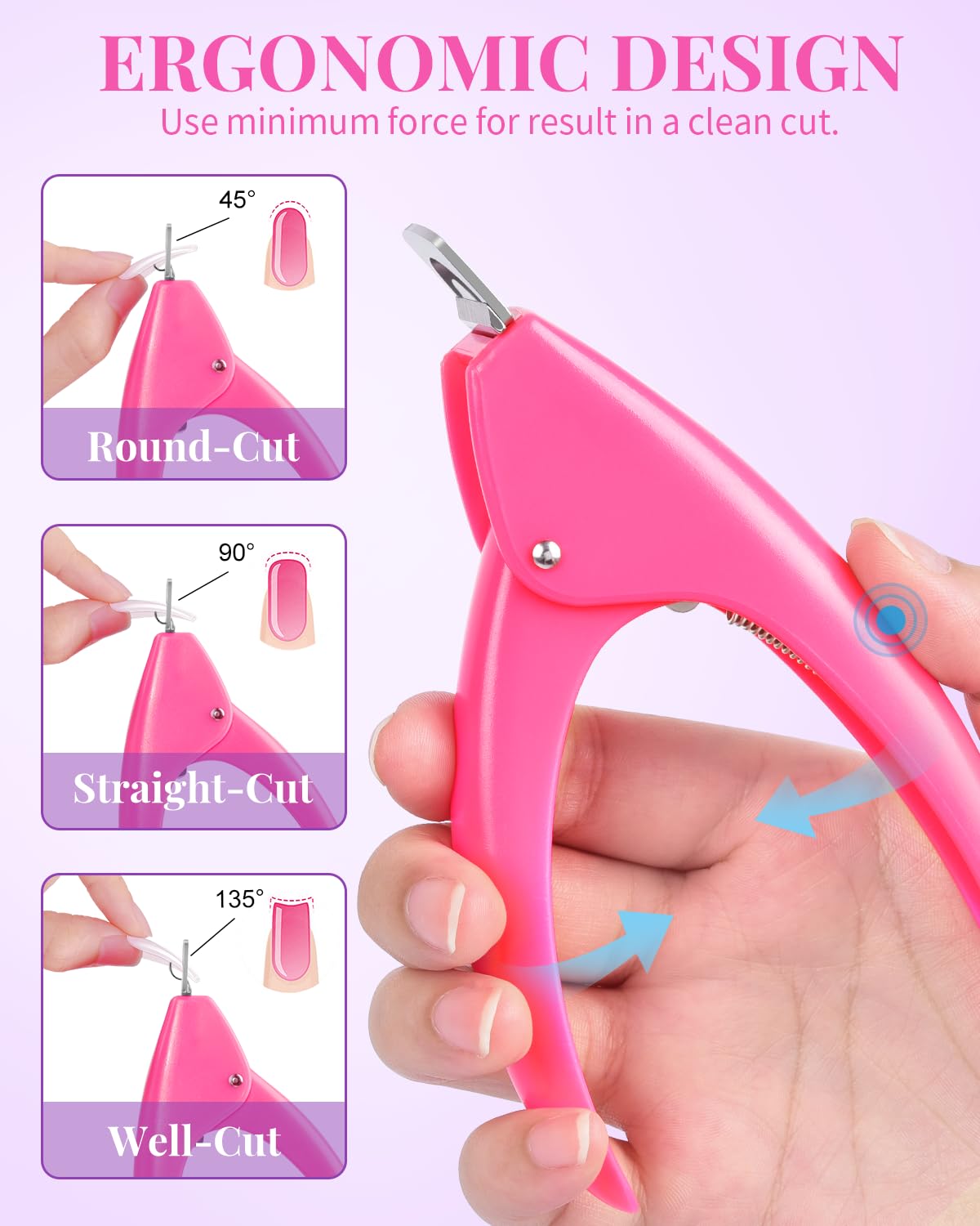 MORGLES cuticle fork for careful cuticle prep and care