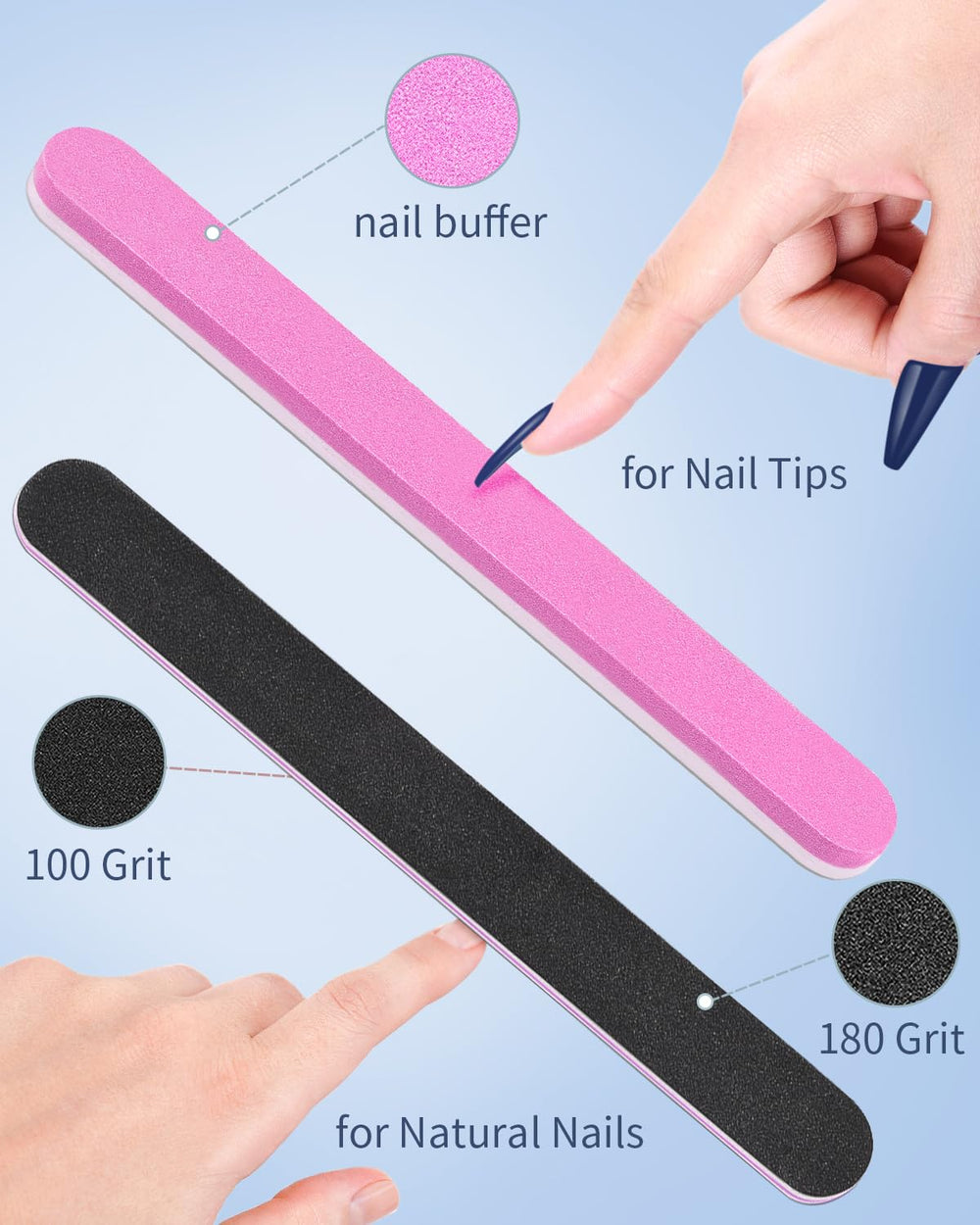 Estuche Morgles kit de uñas para uso en casa o salón