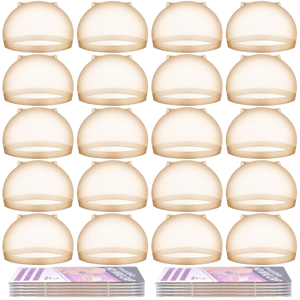 MORGLES gorras de peluca HD transparentes, ajuste invisible para looks discretos.