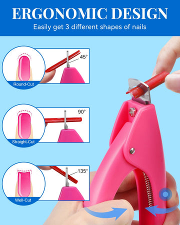 Included glues and files from MORGLES kit support nail art.