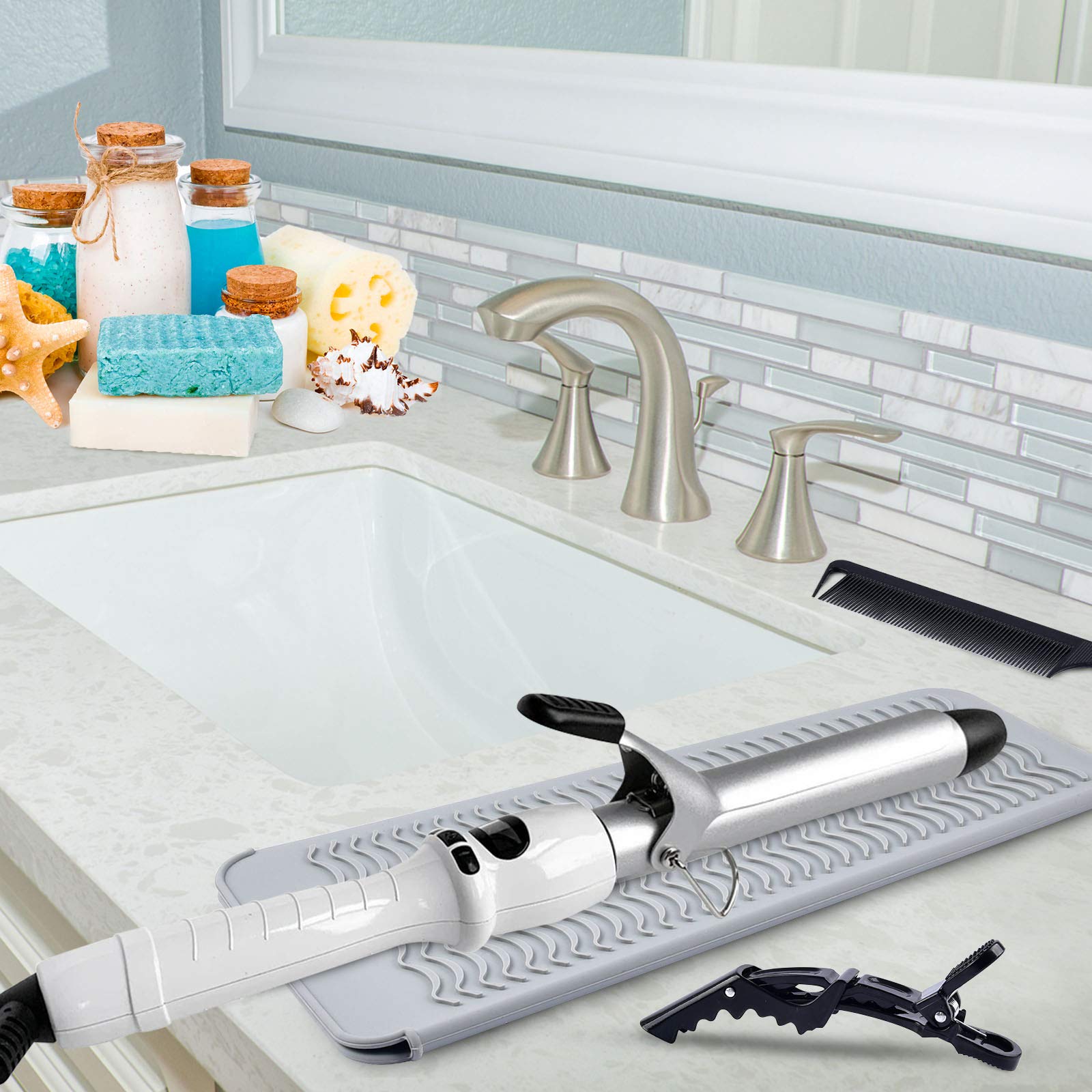 Kit accesorios peinado con calor MORGLES en montaje.