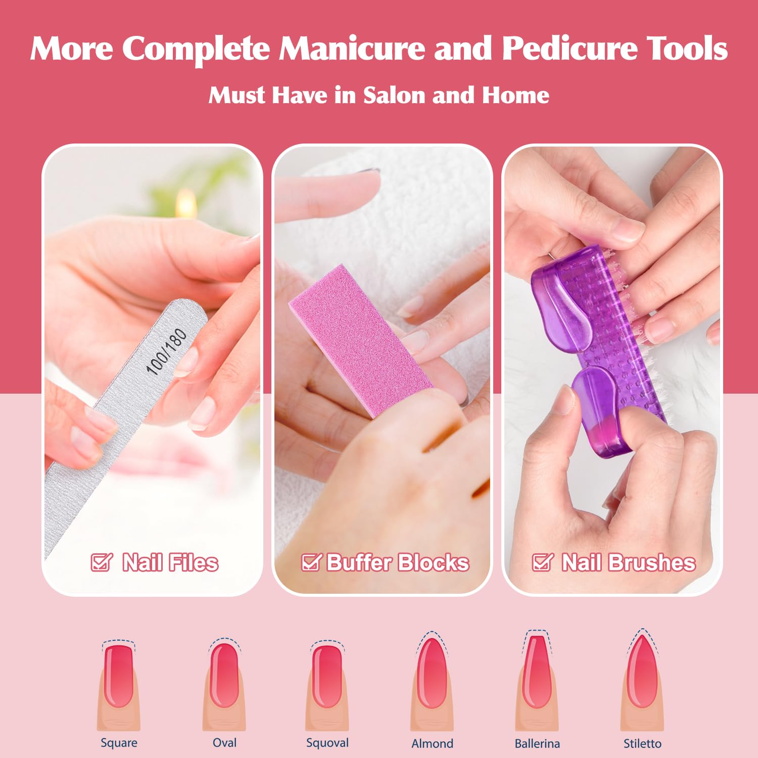 Kit Morgles de manicura profesional para uso en casa.