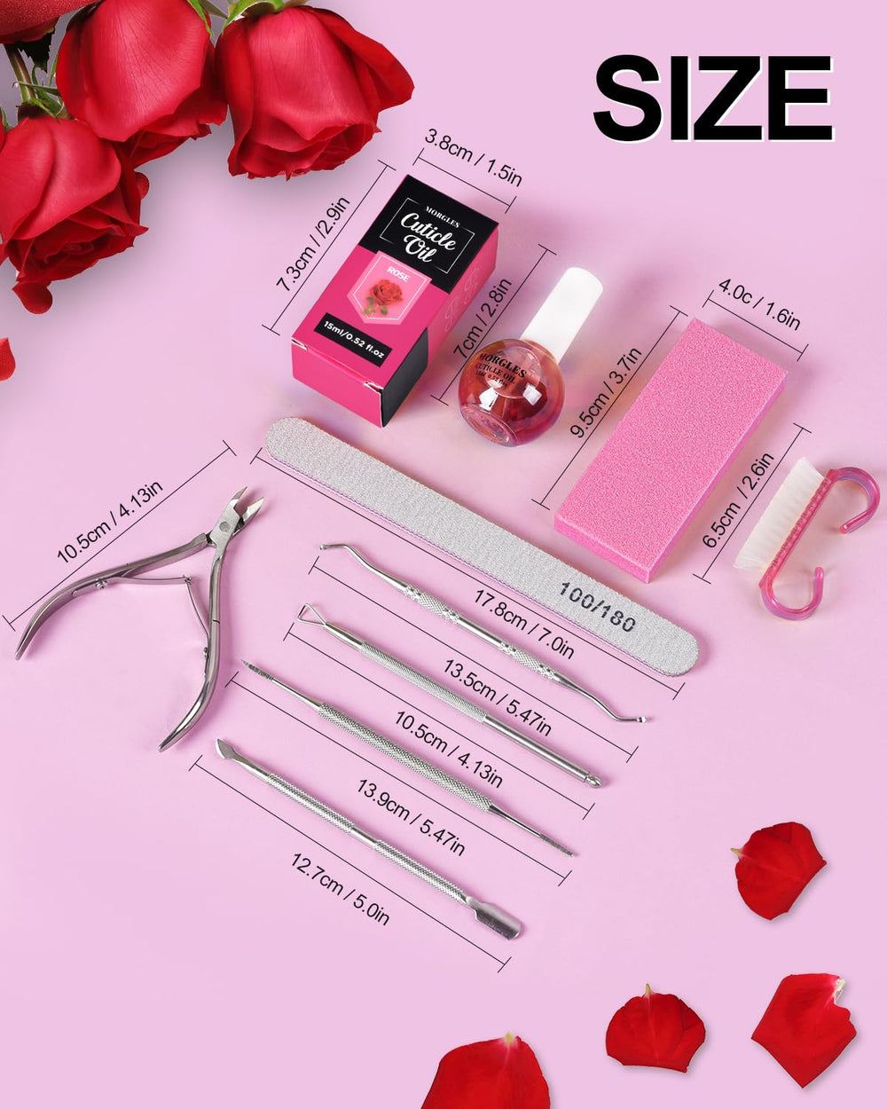 Levantador de uñas Morgles para levantar cutículas con precisión