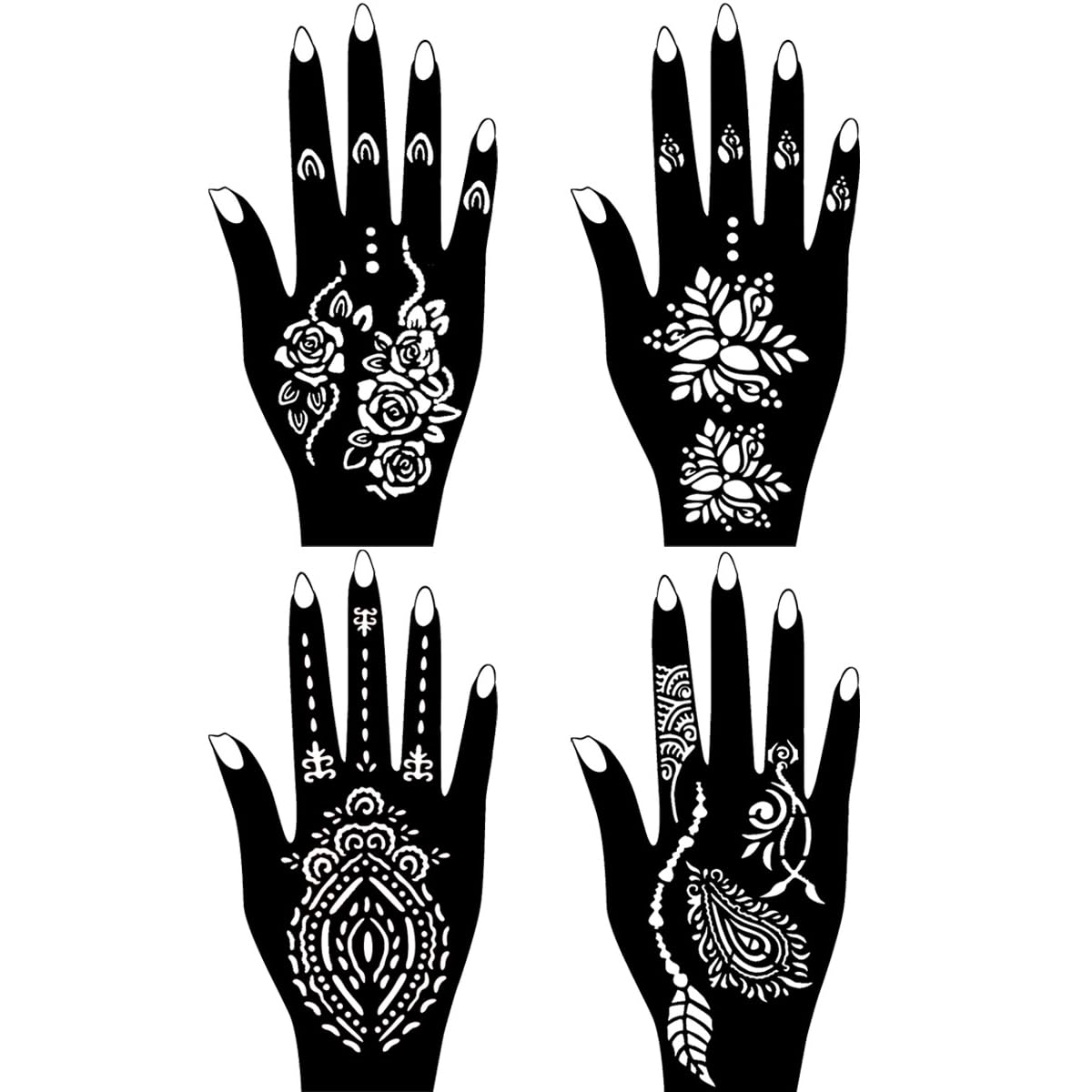 Cono de tinta negra Moricher para líneas definidas en tatuajes temporales.