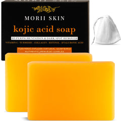 MORII SKIN Jabon Curcuma Cara: limpieza suave que deja la piel luminosa