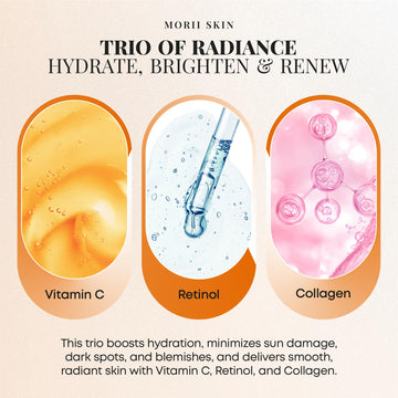 MORII SKIN Jabon Curcuma Ingredientes clave: vitamina C y retinol para apoyo de la piel