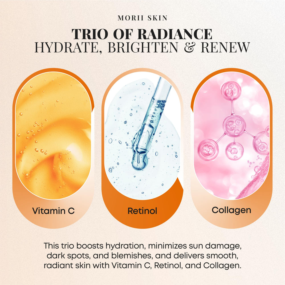 MORII SKIN Jabon Curcuma Ingredientes clave: vitamina C y retinol para apoyo de la piel