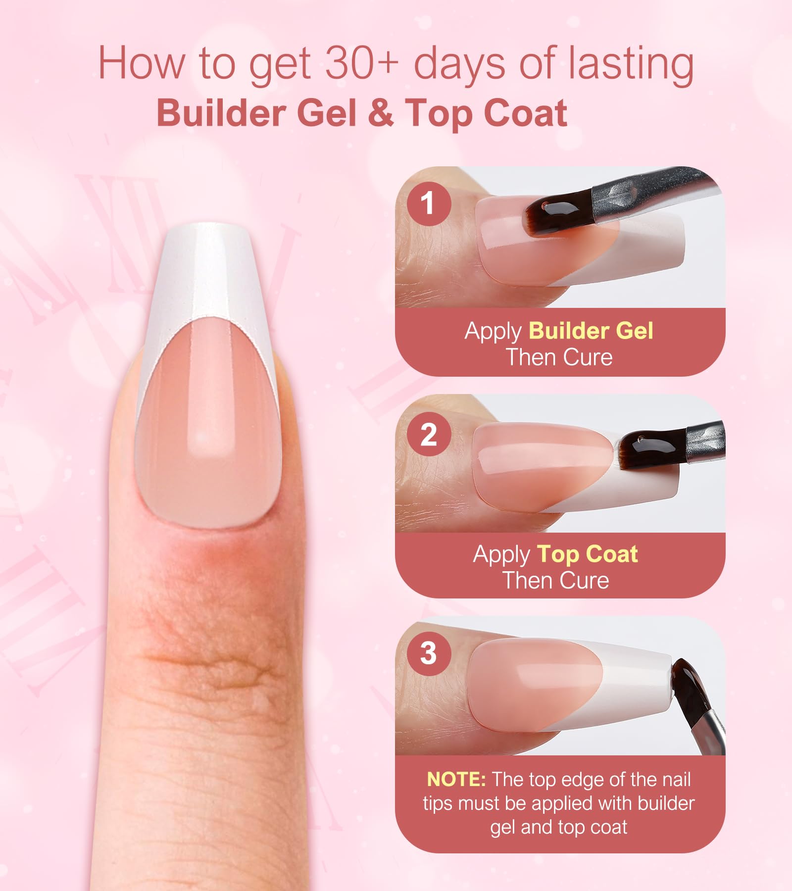 Morily adhesivos de uñas y tutorial para aplicación fácil