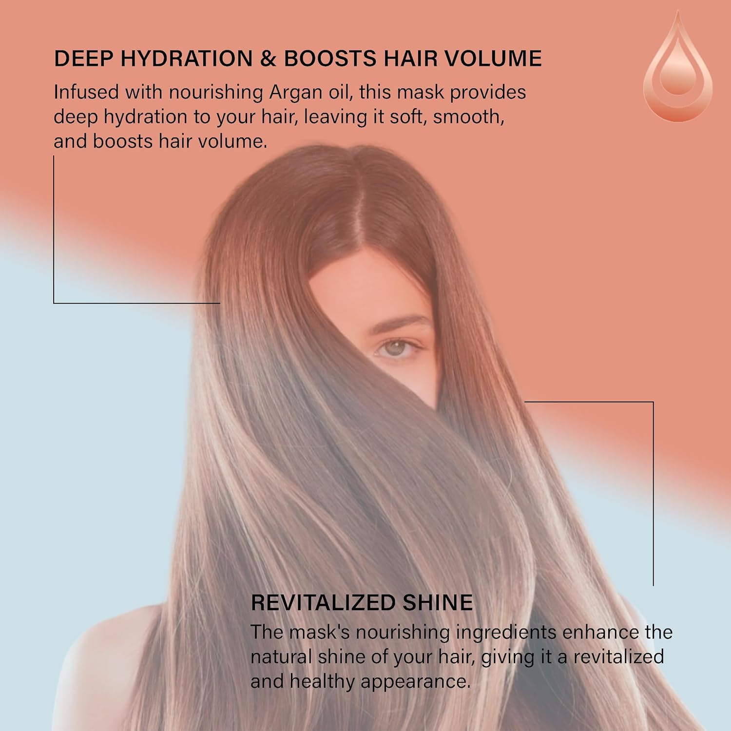 Moroccan Gold Series – Ingrédients naturels: argan et kératine pour renforcer les fibres.