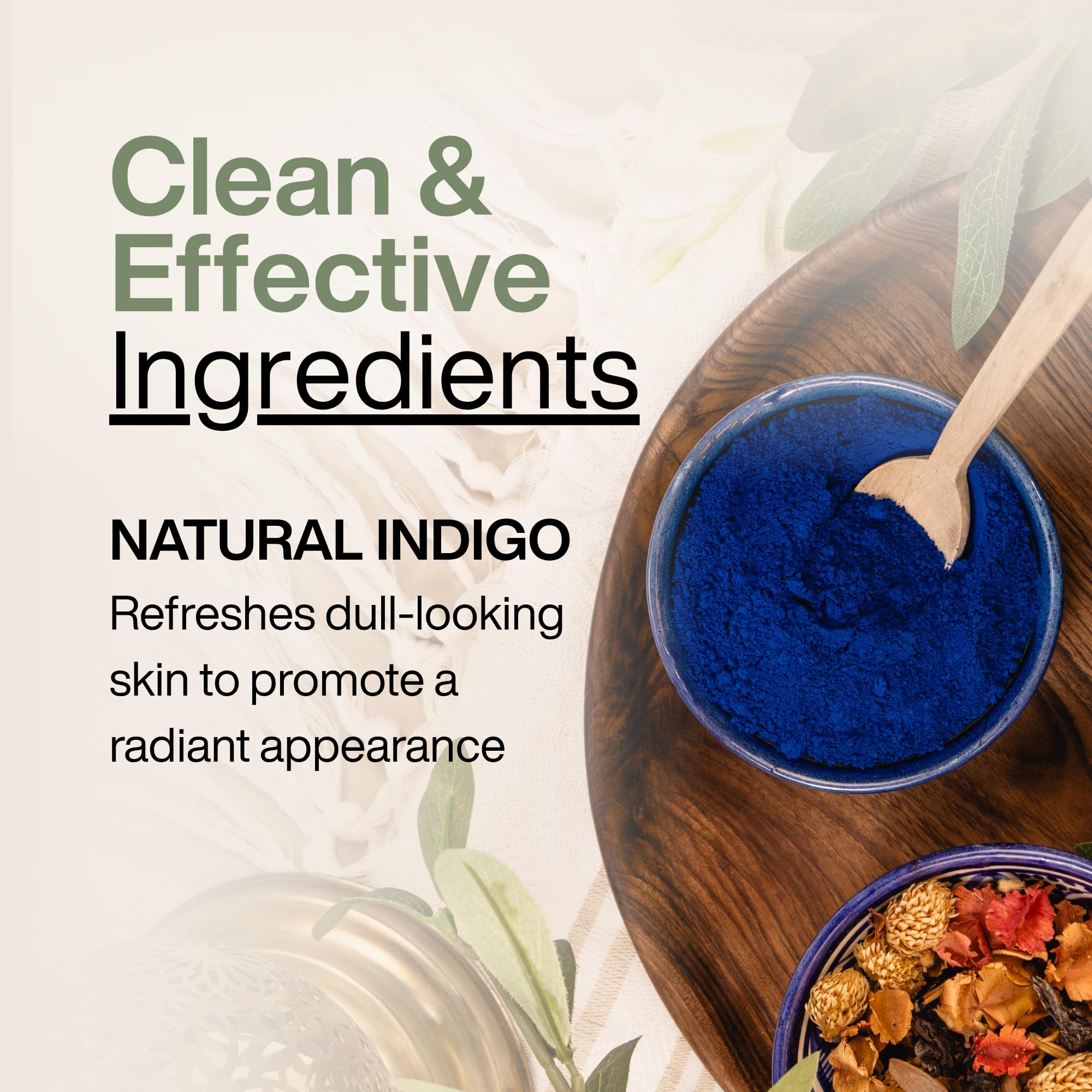 Moroccan Mchicha aplicación de mascarilla de nila para piel fresca