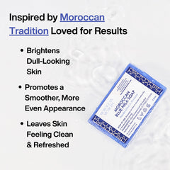 Barra Nila Azul MOROCCAN MCHICHA, ideal para ritual Hammam en casa.
