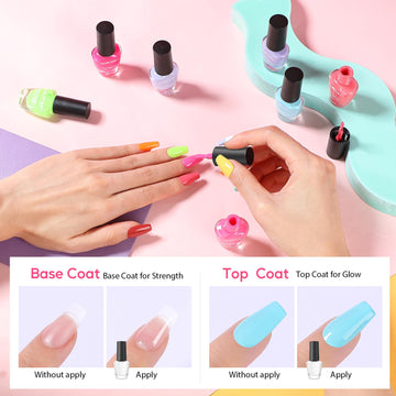 Morovan colores vivos para uñas llamativas.