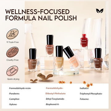 Morovan Brown Nail Polish Set nail-art-at-home for DIY manicures