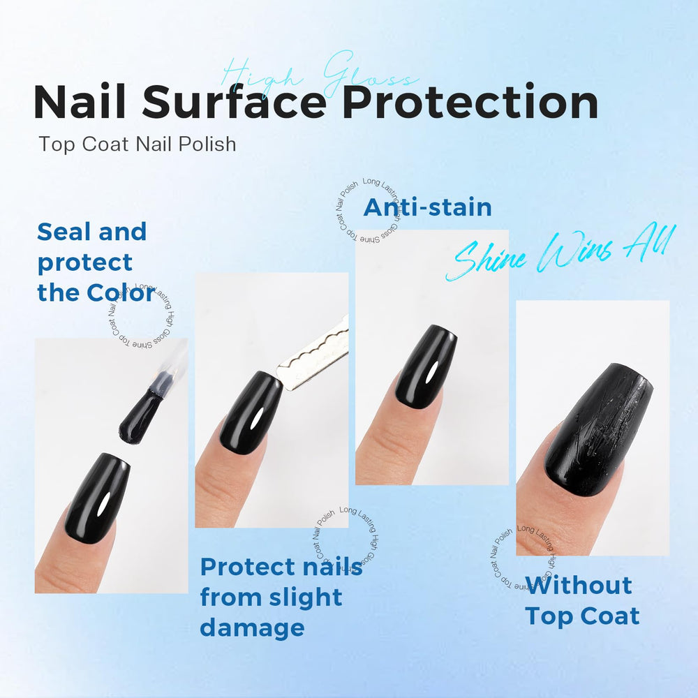 Morovan Capa Superior crea superficie anti-rayaduras para uñas.