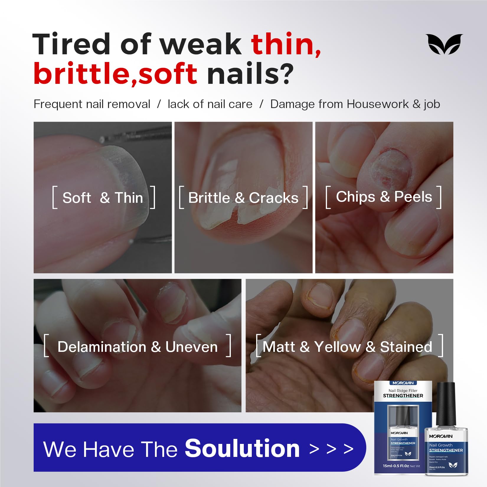 Morovan Crecimiento uñas rapido: favorece crecimiento natural y uñas fuertes.