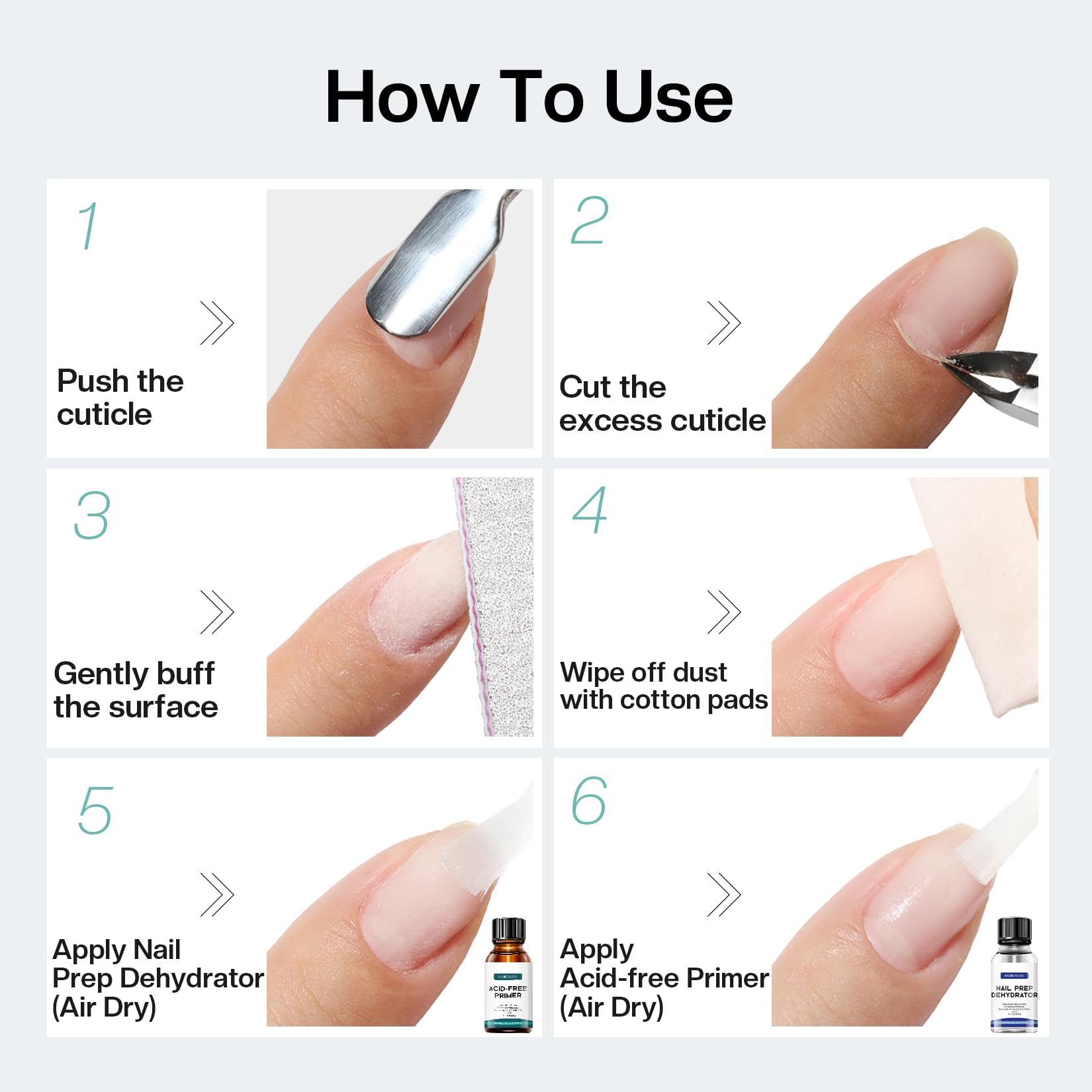 Morovan Envase Recargable Uñas: práctico para recargas y uso repetido.