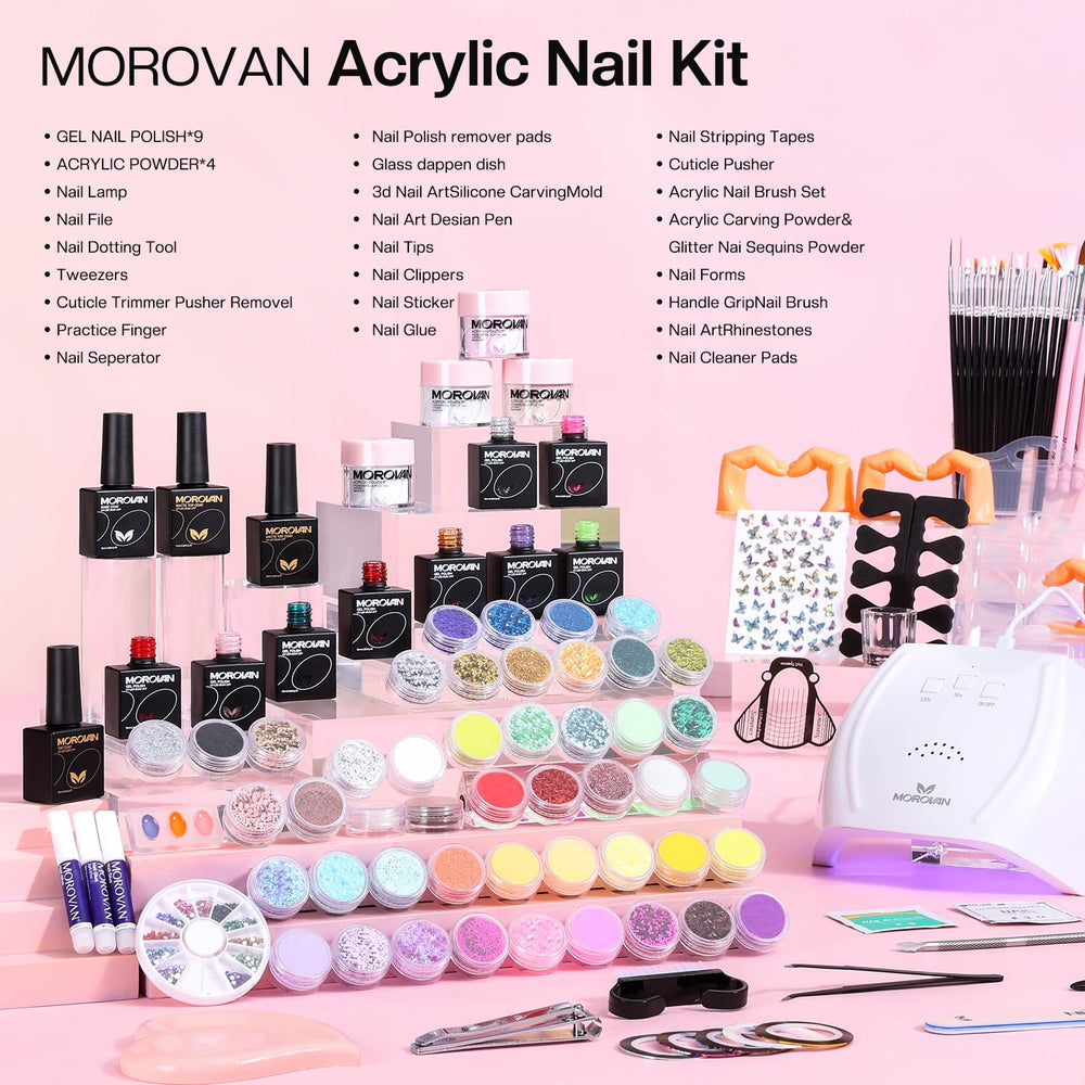 Morovan lámpara UV-LED 48W para secado rápido de uñas
