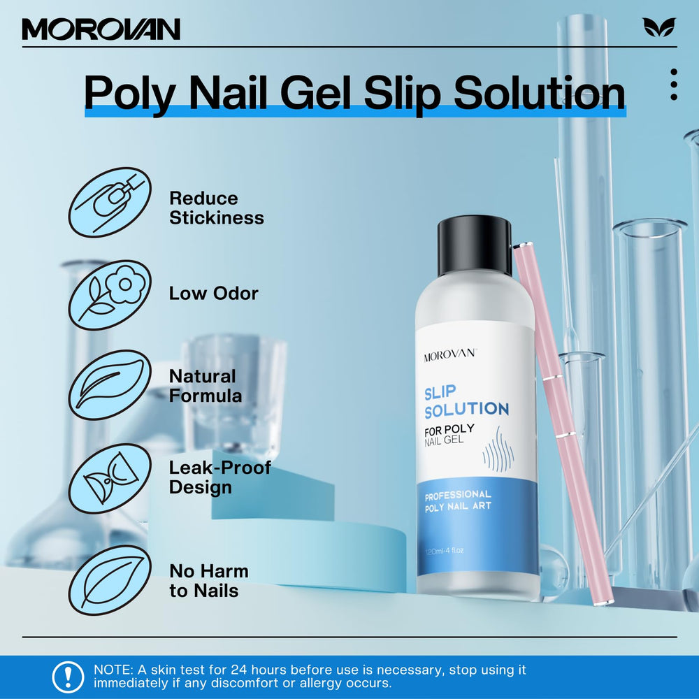 Morovan mano con extensiones poligel: ejemplo de aplicación en casa