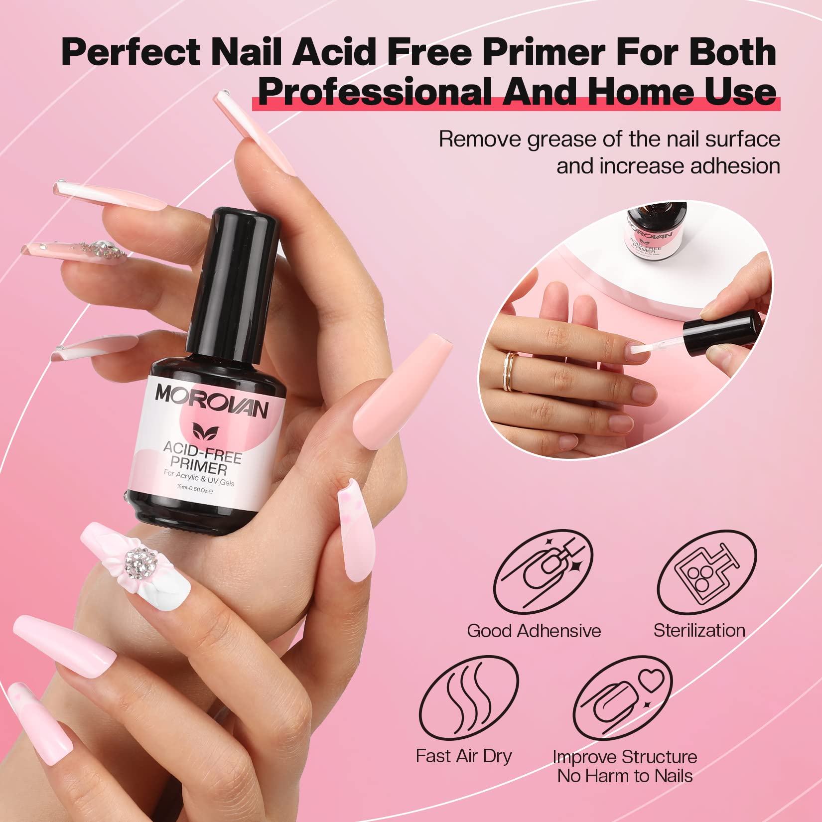Morovan primer equilibrio reduce aceites naturales para base estable