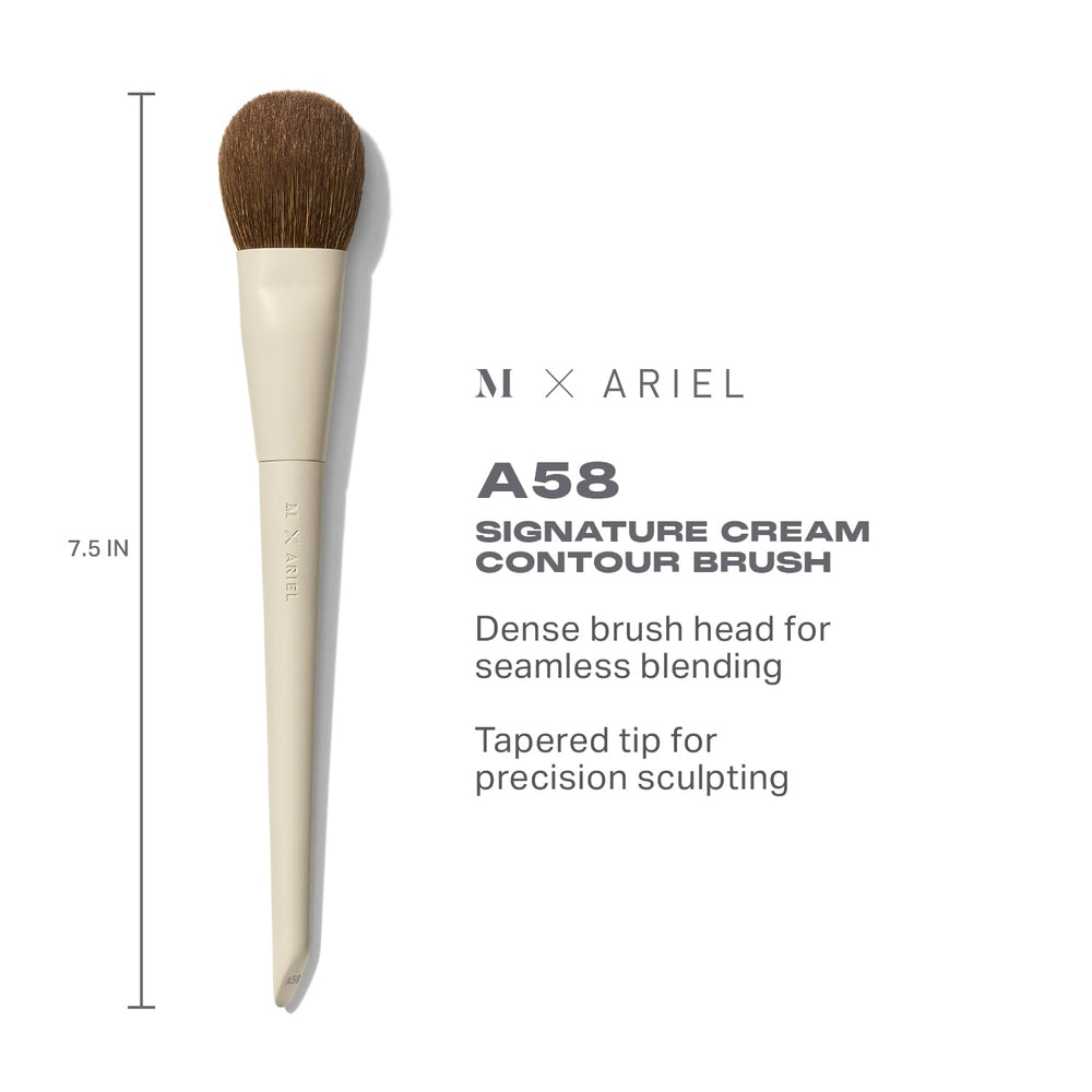 MORPHE x Ariel, brocha concealer A19 doble para aplicación focal y difuminado