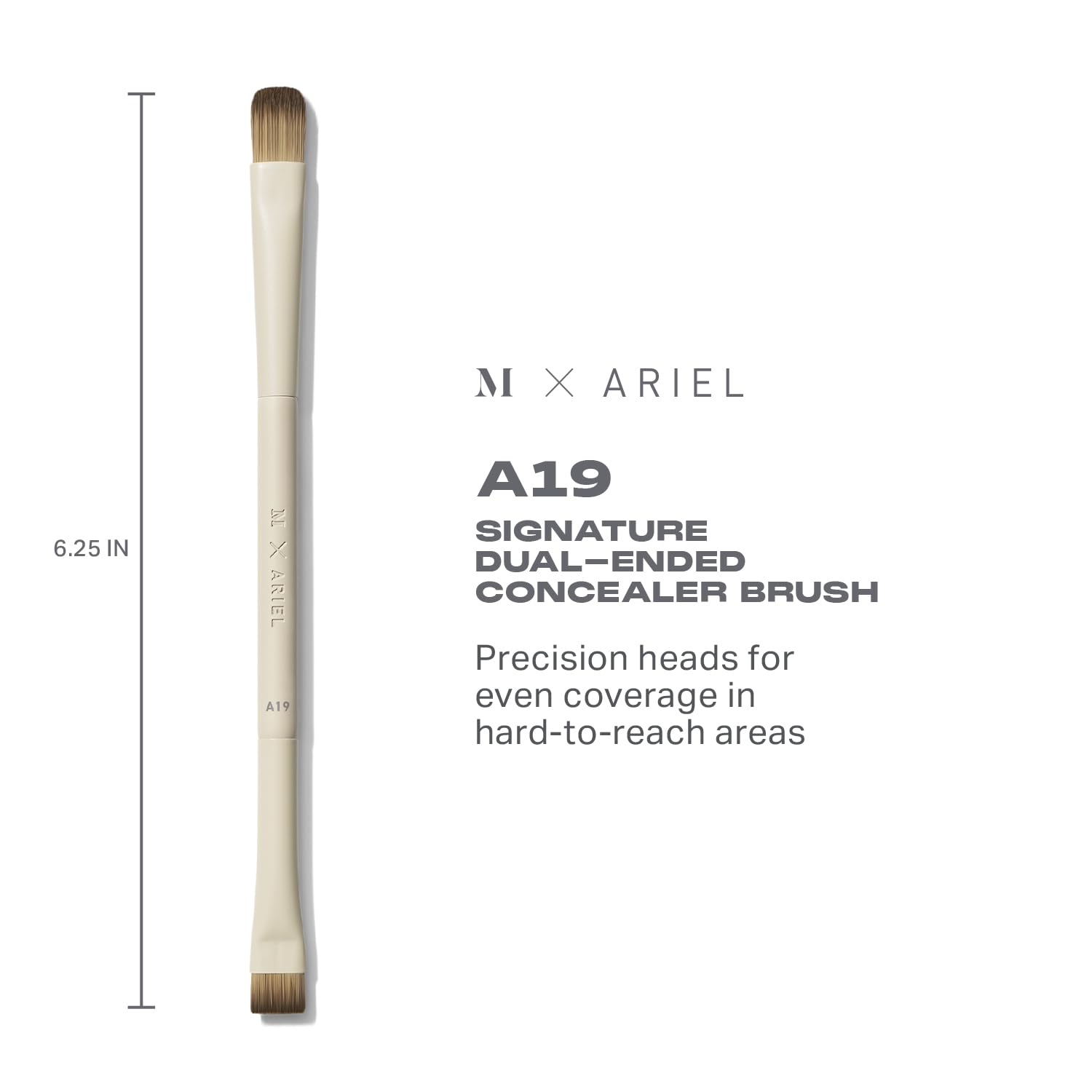 MORPHE x Ariel, brocha setting A14 pequeña para fijar sin cuartear