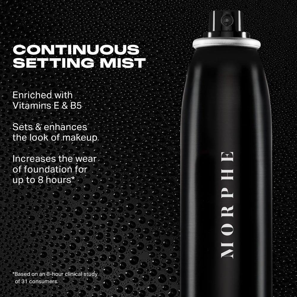 MORPHE bruma para uso diario que ayuda a sellar el maquillaje.