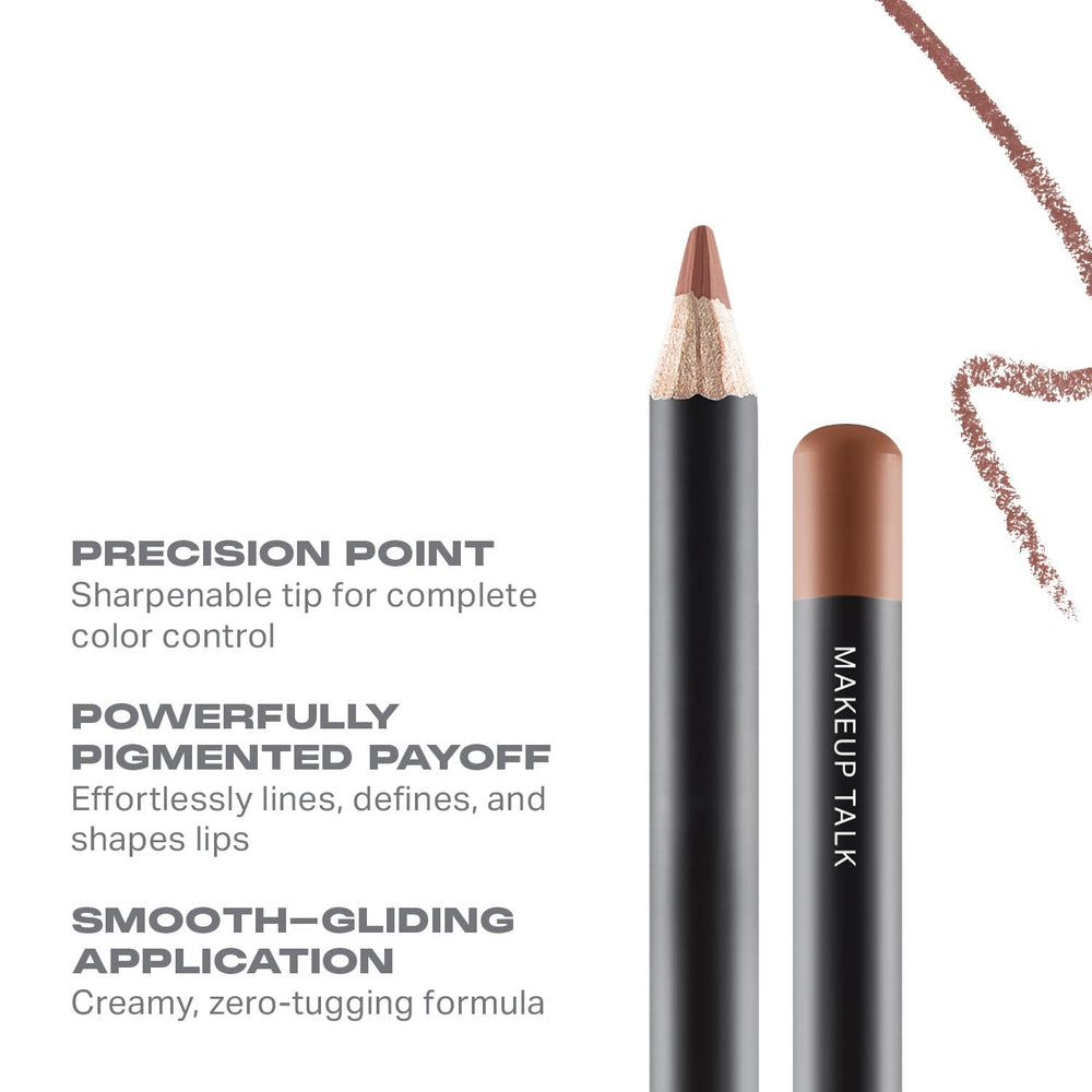 Morphe Trendsetter lip pencil application with smooth glide across lips