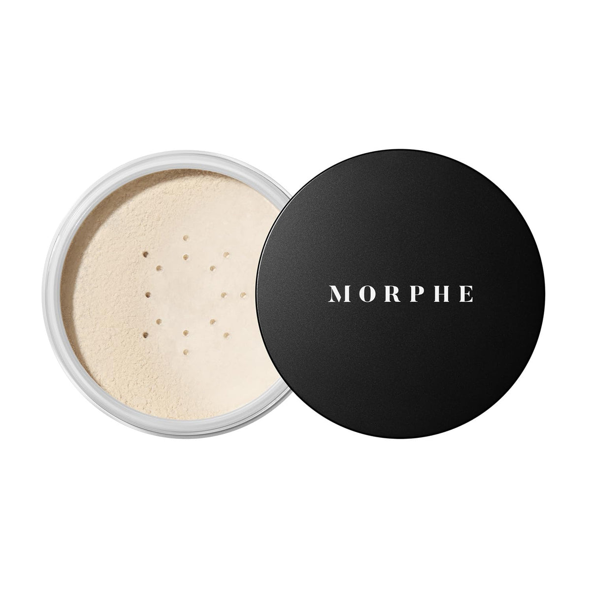 MORPHE fijación con polvo translúcido para rostro, acabado natural y suave.