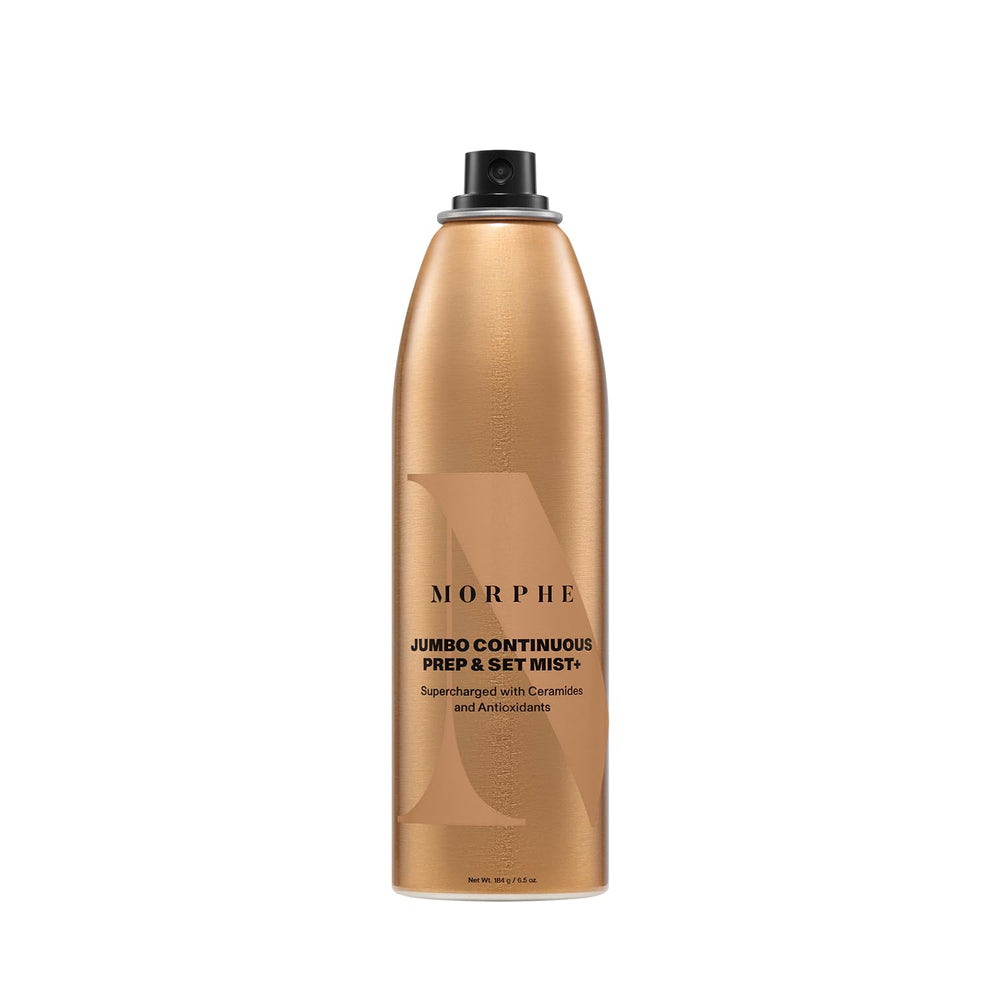 MORPHE Jumbo niebla hidratante con ceramidas y antioxidantes para piel nutrida.