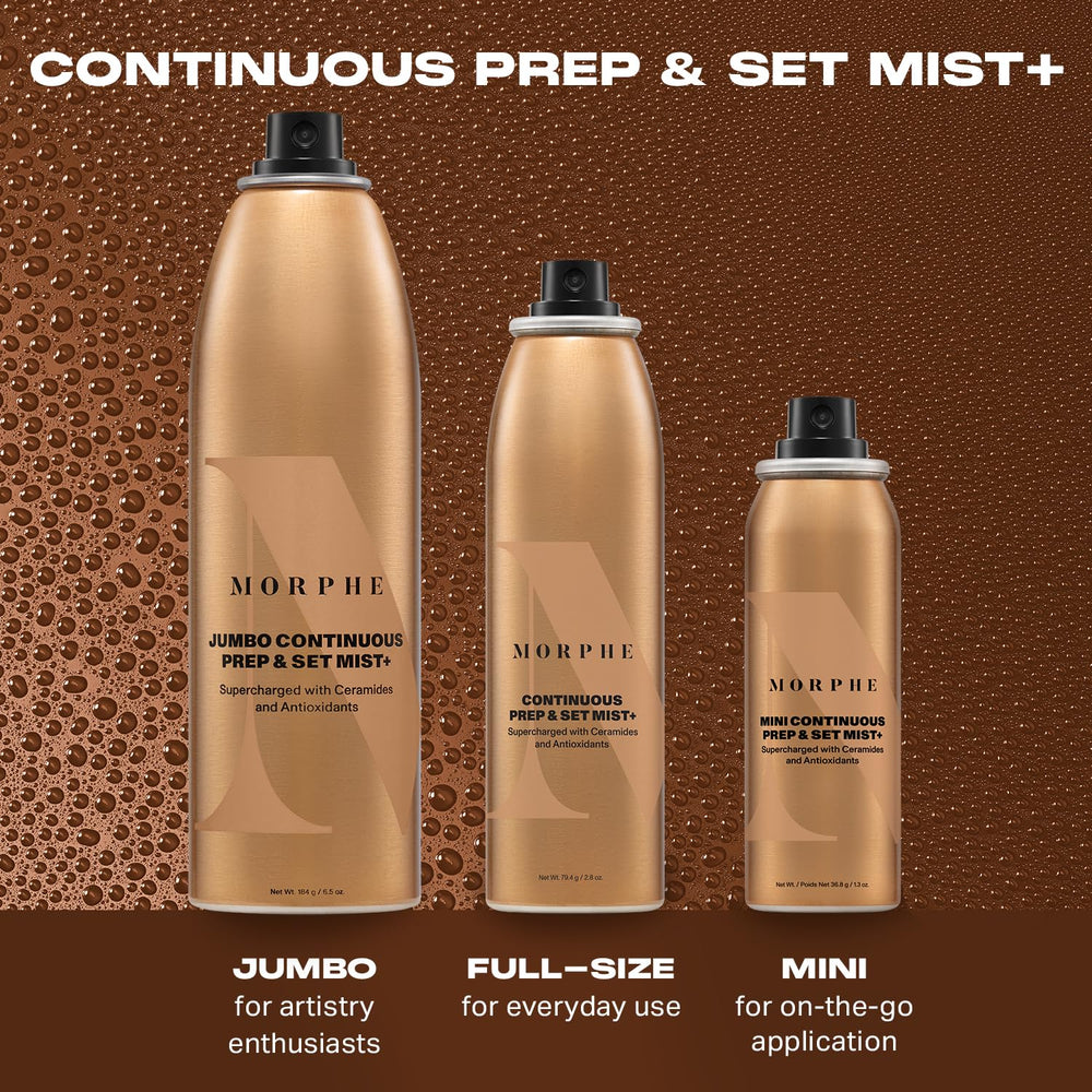 Atomizador Morphe Mini con ceramidas para nutrir la piel.