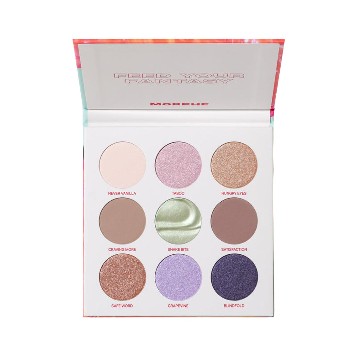 Morphe Pulp Fantasy Paleta: sombras mate para definición duradera y acabado suave.