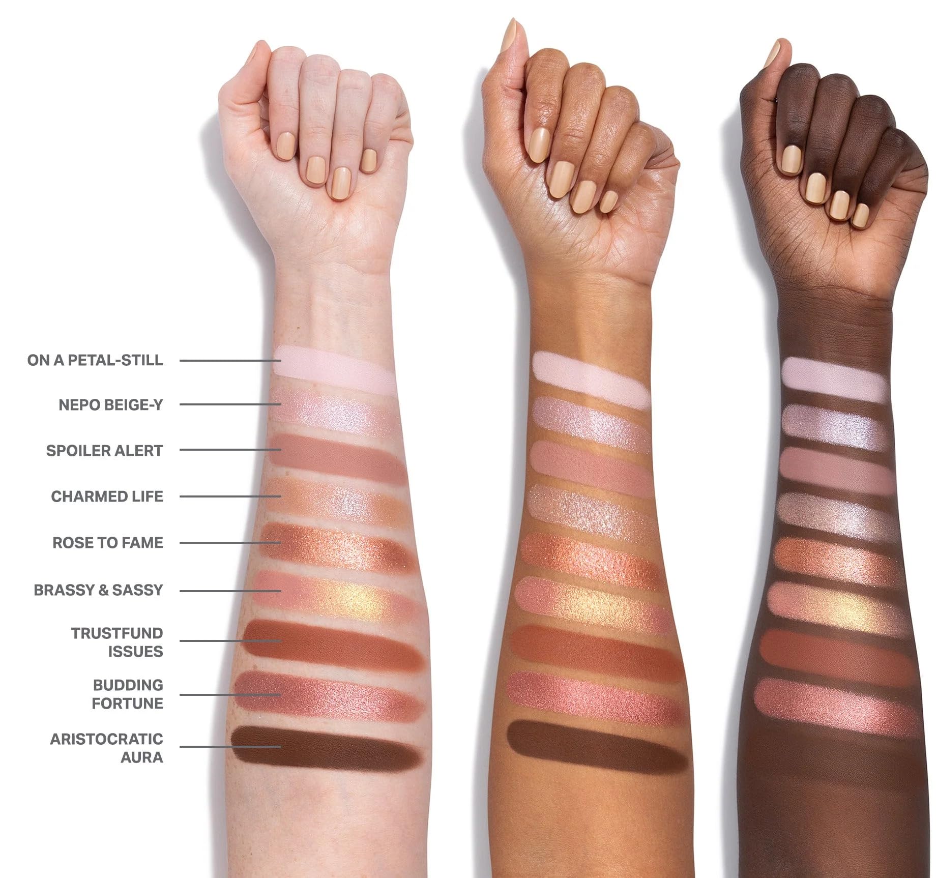 MORPHE Rich & Foiled Artistry Palette, sombras metalicas para brillo intenso.