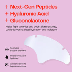 Morrow Beauty forehead wrinkle patches application during night routine.