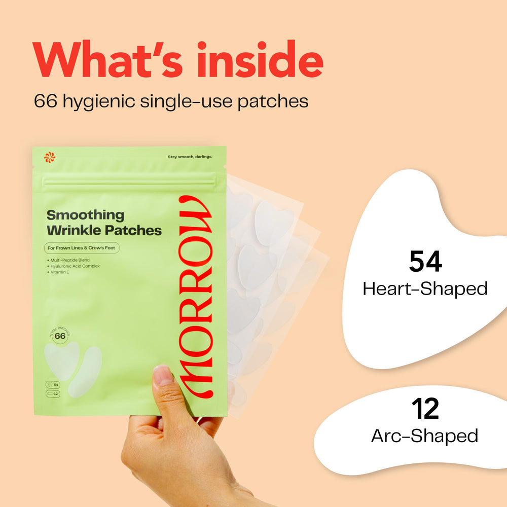 Parches Morrow Beauty para piel sensible, veganos y libres de crueldad.