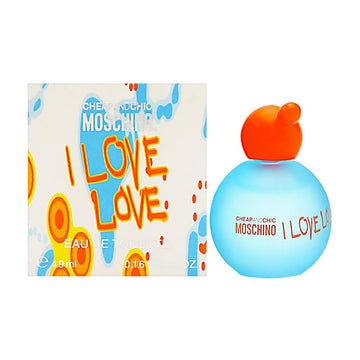 Moschino I Love Love Cheap & Chic frasco de vidrio transparente para uso diario