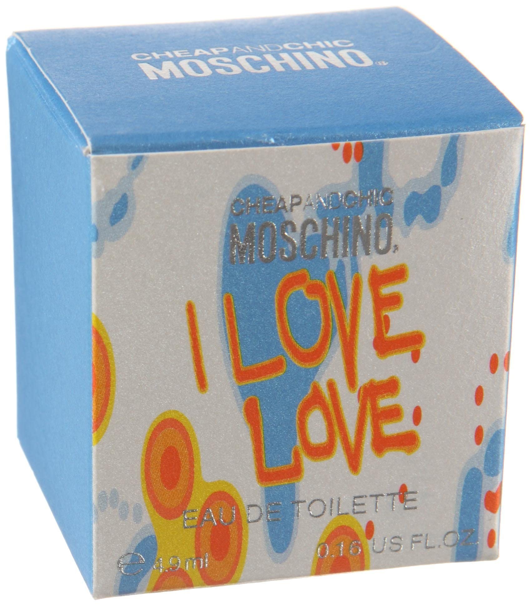 Moschino I Love Love Cheap & Chic tapa dorada destaca el diseño