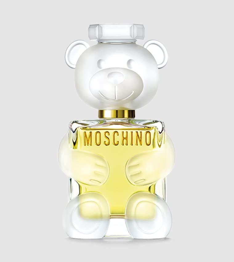 Moschino Toy 2 etiqueta y spray, presentación premium para ocasiones especiales.