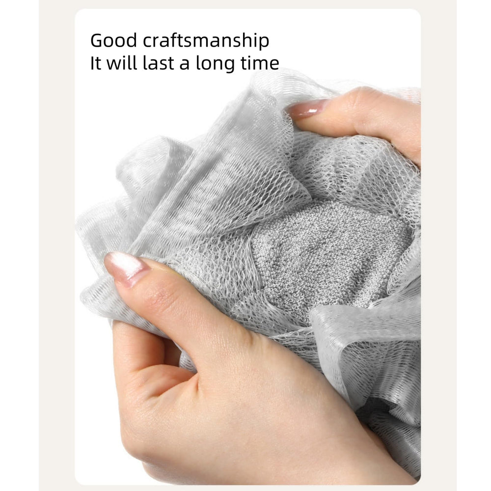 Mosyfeibi Loufee ofrece textura suave para una ducha cómoda.