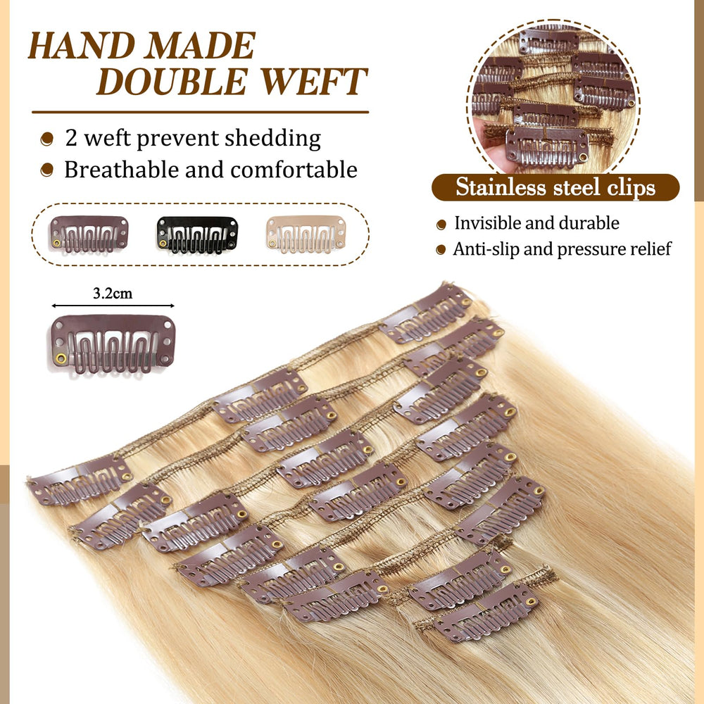 MOTFIN 8-piece set for a full head and balanced volume.