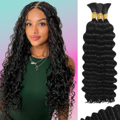 MOTFIN cabello trenzado boho curly 16 pulgadas, para rizos duraderos y looks elegantes.