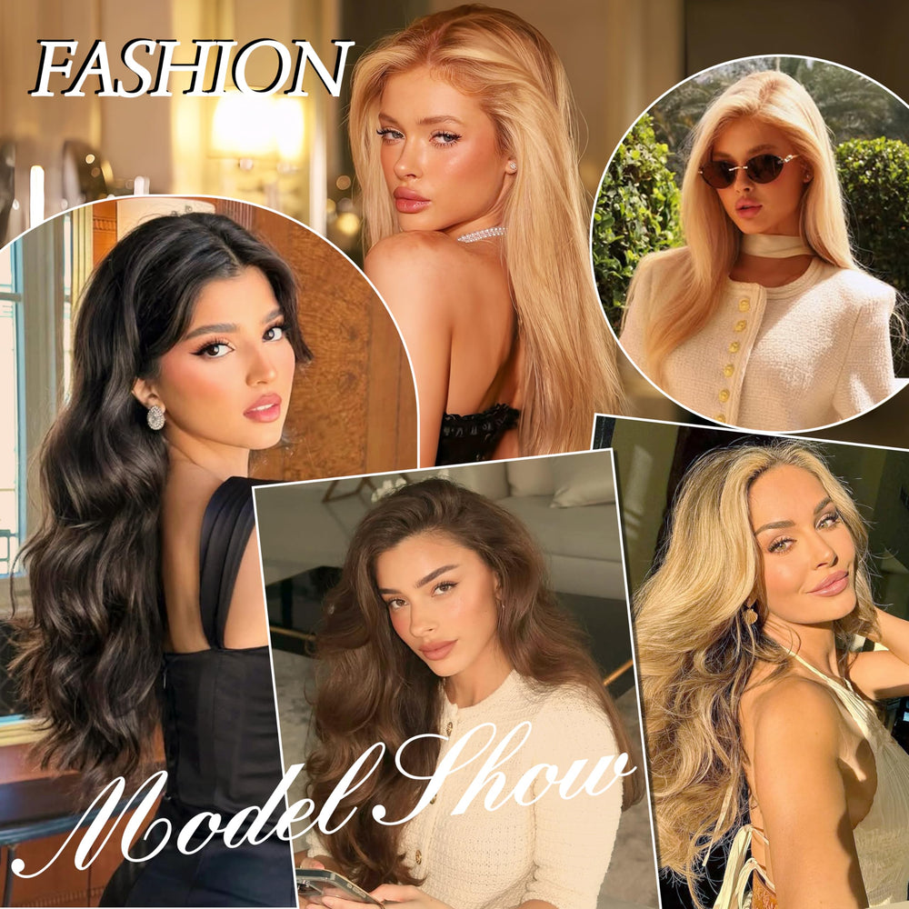 MOTFIN invisible clip-in extensions blend seamlessly with natural hair.
