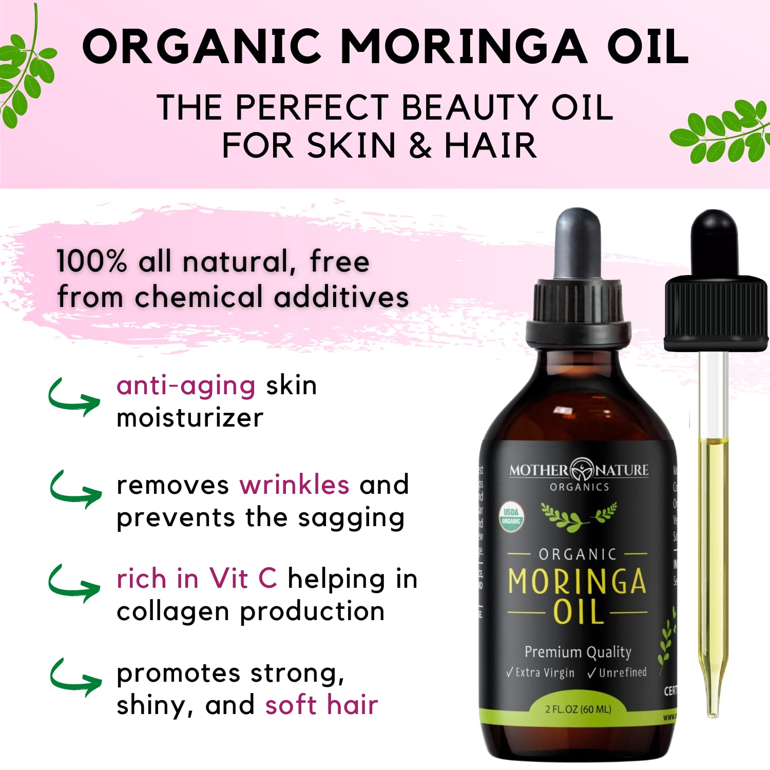 Fondo sostenible: Moringa Oil libre de crueldad y ético