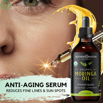 Textura ligera del Moringa Oil, absorción rápida sin residuo