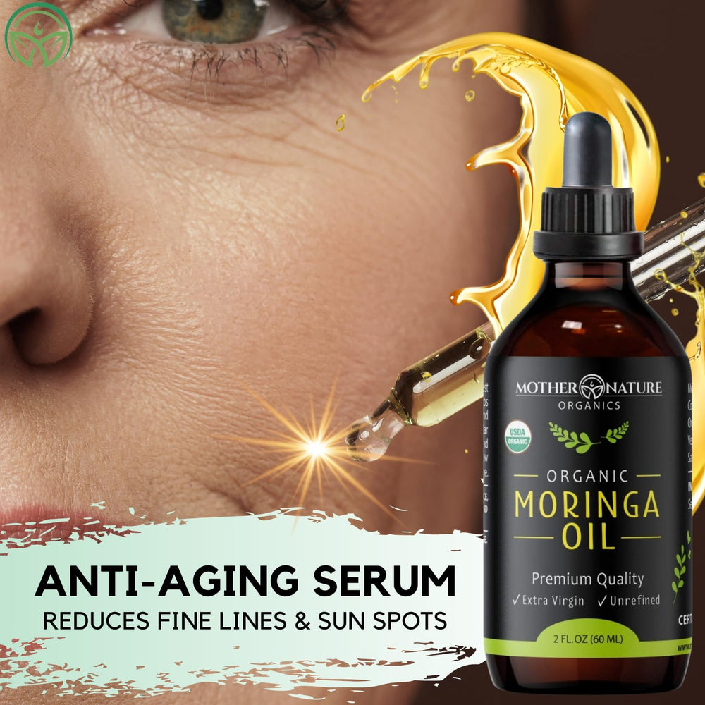 Textura ligera del Moringa Oil, absorción rápida sin residuo